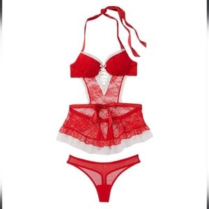 Victoria's Secret Candy Cane Apron